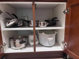 cabinet-pans-crock-pot-and-blender