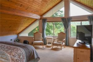 Lost Cove Mtn Lodge Master Bedroom with View