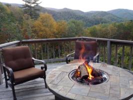 Lost Cove Mtn Lodge Wood Burning Fire Pit