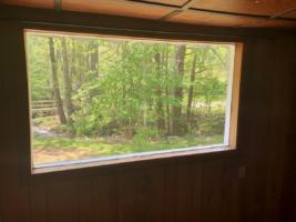 144 Nix Creek, Picture Window from Living Room Facing Creek