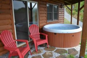 Hot Tub on Lower Porch